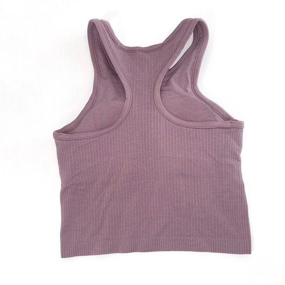 Lululemon lavender lux light purple Ebb to Street Cropped Racerback Tank Top - Picture 2 of 7
